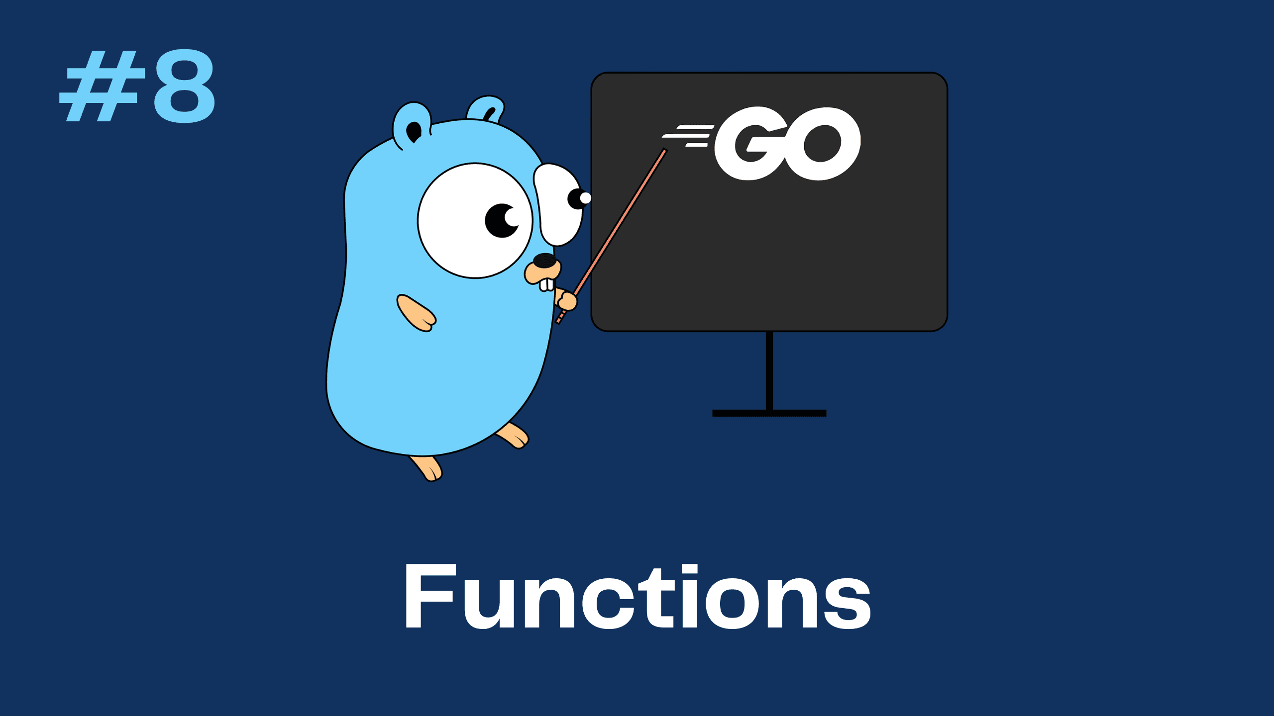Go (Golang) 8 - Functions