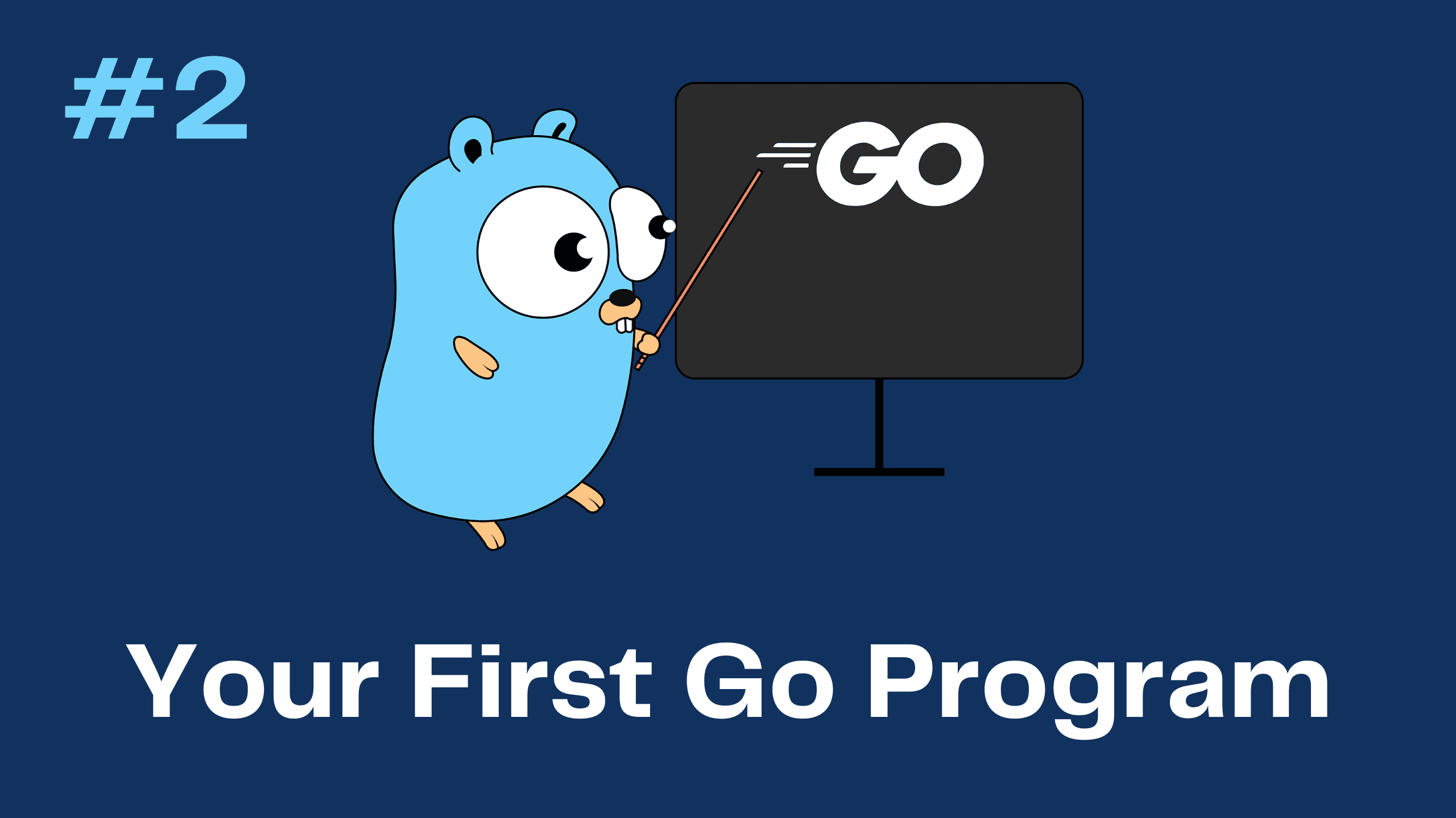 Go (Golang) Tutorial 2 - Running Your First Go Program
